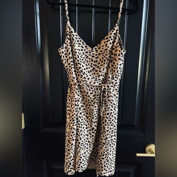 Anthropologie Sanctuary Leopard Print Wrap Dress - Medium - Picture 6 of 7